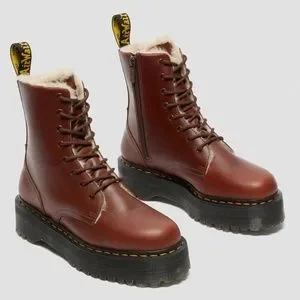Dr. Martens Men\'s Jadon FL Platform Quad Retro Brown Abruzzo WP US 9 Dr. Martens Men main image 2